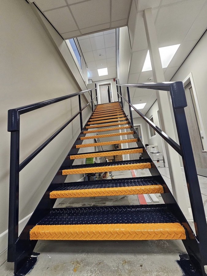 Painted staircase